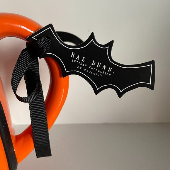 Rae Dunn Mug Beware Pumpkin Jack O Lantern Artisan Collect Halloween Coffee NWT - Picture 4 of 9